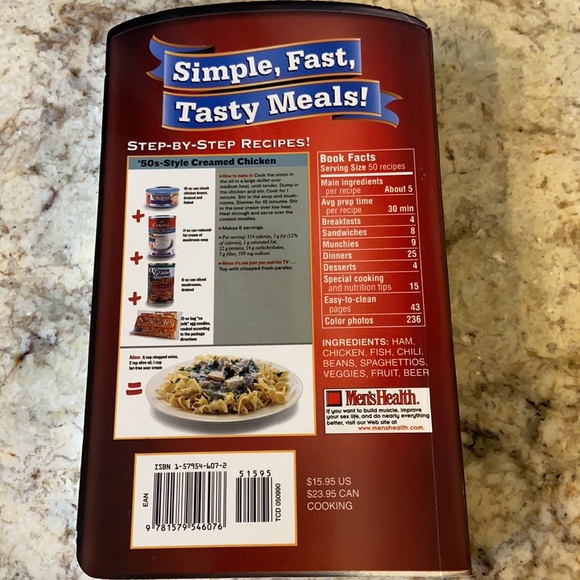 Men’s Health hardback recipe book - Picture 2 of 3